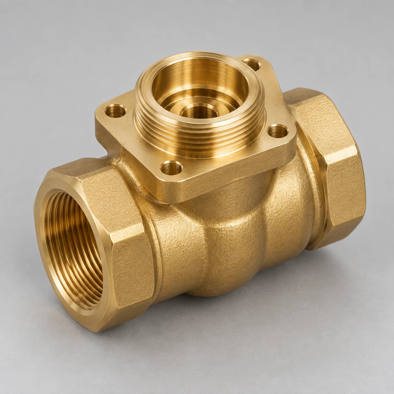CNC Brass Valve Body
